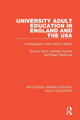 Taylor / Rockhill / Fieldhouse |  University Adult Education in England and the USA | Buch |  Sack Fachmedien