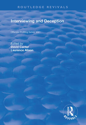 Canter / Alison |  Interviewing and Deception | Buch |  Sack Fachmedien