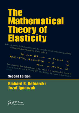 Ignaczak / Hetnarski |  The Mathematical Theory of Elasticity | Buch |  Sack Fachmedien