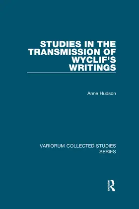 Hudson |  Studies in the Transmission of Wyclif's Writings | Buch |  Sack Fachmedien