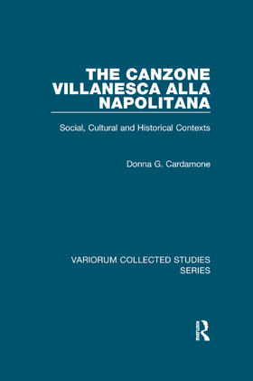 Cardamone |  The canzone villanesca alla napolitana | Buch |  Sack Fachmedien