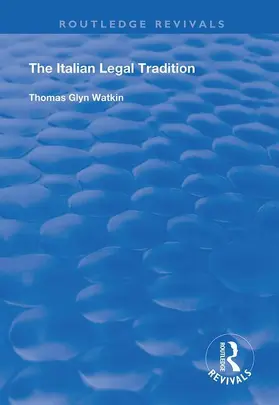 Watkin |  The Italian Legal Tradition | Buch |  Sack Fachmedien