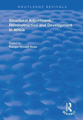 Hope |  Structural Adjustment, Reconstruction and Development in Africa | Buch |  Sack Fachmedien