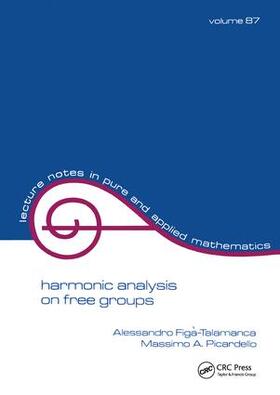 Figa-Talamanca |  Harmonic Analysis on Free Groups | Buch |  Sack Fachmedien