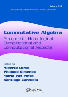 Corso / Gimenez / Vaz Pinto |  Commutative Algebra | Buch |  Sack Fachmedien