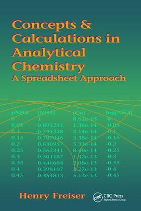 Freiser |  Concepts & Calculations in Analytical Chemistry, Featuring the Use of Excel | Buch |  Sack Fachmedien