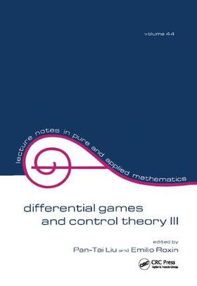 Liu / Roxin |  Differential Games and Control Theory Iii | Buch |  Sack Fachmedien