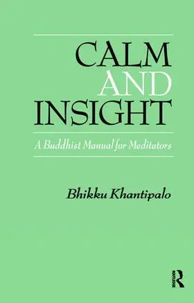 Khantipalo |  Calm and Insight | Buch |  Sack Fachmedien