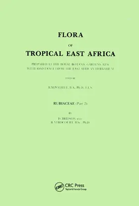 Brisdon |  Flora of Tropical East Africa - Rubiaceae Volume 2 (1988) | Buch |  Sack Fachmedien