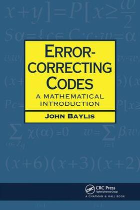 Baylis |  Error Correcting Codes | Buch |  Sack Fachmedien