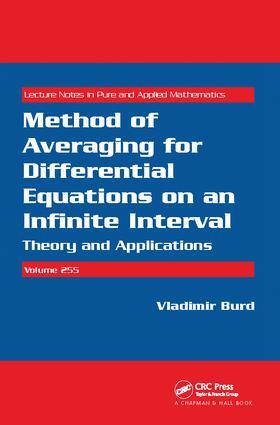 Burd |  Method of Averaging for Differential Equations on an Infinite Interval | Buch |  Sack Fachmedien