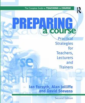 Forsyth / Jolliffe / Stevens |  Preparing a Course | Buch |  Sack Fachmedien