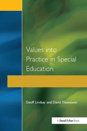 Lindsay |  Values into Practice in Special Education | Buch |  Sack Fachmedien