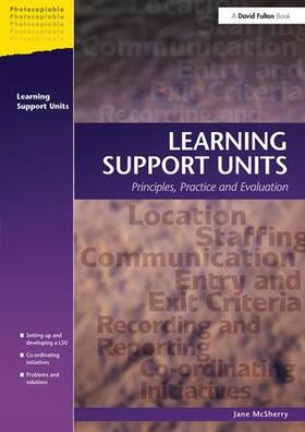 McSherry |  Learning Support Units | Buch |  Sack Fachmedien