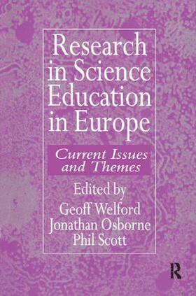 Welford / Osborne / Scott |  Research in science education in Europe | Buch |  Sack Fachmedien