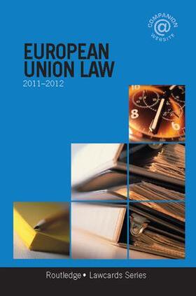 Routledge |  European Union Lawcards 2011-2012 | Buch |  Sack Fachmedien