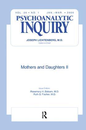 Balsam / Fischer |  Mothers and Daughters II | Buch |  Sack Fachmedien