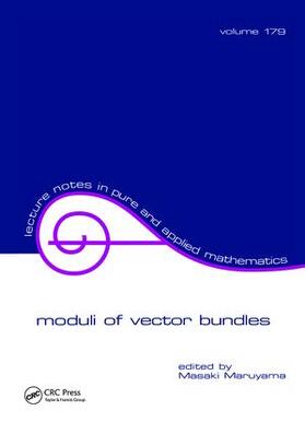 Maruyama |  Moduli of Vector Bundles | Buch |  Sack Fachmedien
