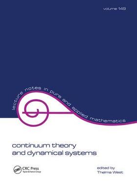 West |  Continuum Theory & Dynamical Systems | Buch |  Sack Fachmedien