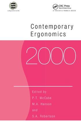 Robertson / Hanson / McCabe |  Contemporary Ergonomics 2000 | Buch |  Sack Fachmedien