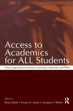 Kluth / Straut / Biklen |  Access To Academics for All Students | Buch |  Sack Fachmedien