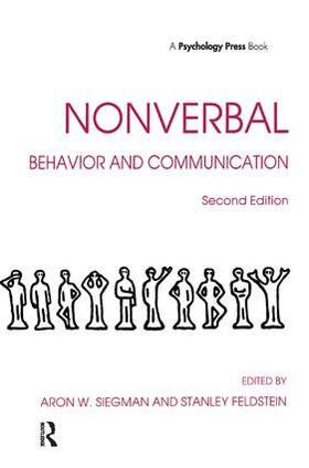 Siegman / Feldstein |  Nonverbal Behavior and Communication | Buch |  Sack Fachmedien
