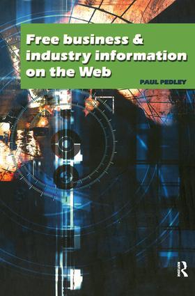 Pedley |  Free Business and Industry Information on the Web | Buch |  Sack Fachmedien