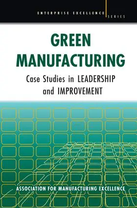 AME. |  Green Manufacturing | Buch |  Sack Fachmedien