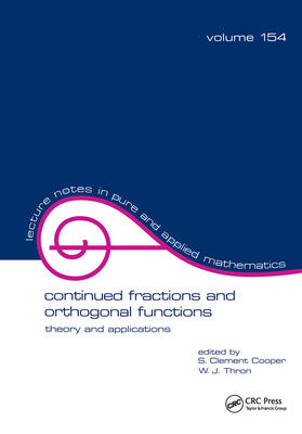 Cooper |  Continued Fractions and Orthogonal Functions | Buch |  Sack Fachmedien