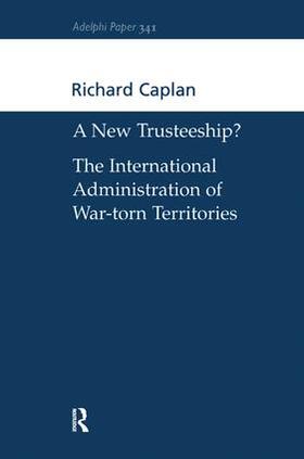 Caplan |  A New Trusteeship? | Buch |  Sack Fachmedien