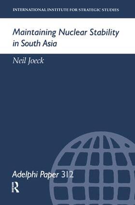 Joeck |  Maintaining Nuclear Stability in South Asia | Buch |  Sack Fachmedien