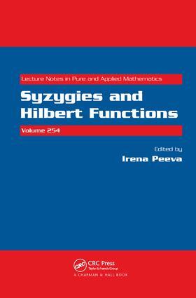 Peeva |  Syzygies and Hilbert Functions | Buch |  Sack Fachmedien