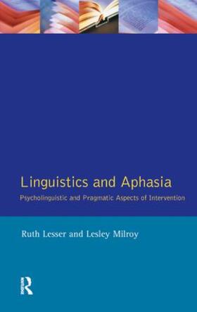 Lesser |  Linguistics and Aphasia | Buch |  Sack Fachmedien