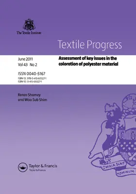 Shamey / Shim |  Assessment of Key Issues in the Coloration of Polyester Material | Buch |  Sack Fachmedien