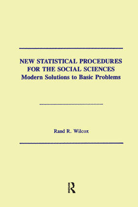Wilcox |  New Statistical Procedures for the Social Sciences | Buch |  Sack Fachmedien