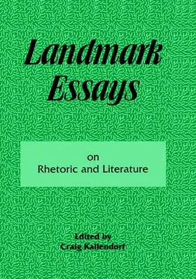 Kallendorf |  Landmark Essays on Rhetoric and Literature | Buch |  Sack Fachmedien