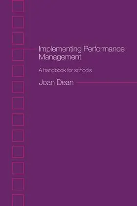 Dean |  Implementing Performance Management | Buch |  Sack Fachmedien