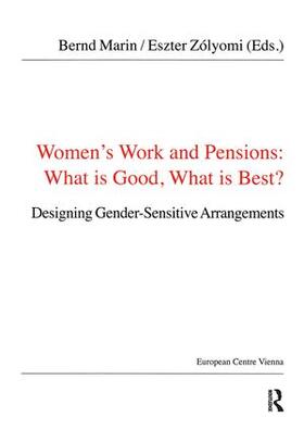 Marin |  Women's Work and Pensions: What is Good, What is Best? | Buch |  Sack Fachmedien