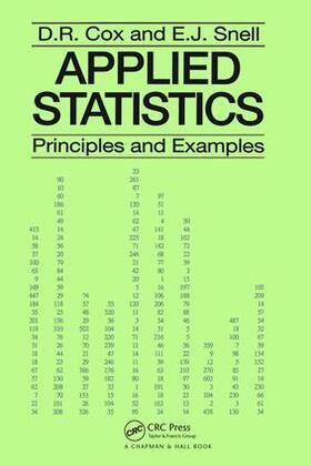 Cox |  Applied Statistics - Principles and Examples | Buch |  Sack Fachmedien