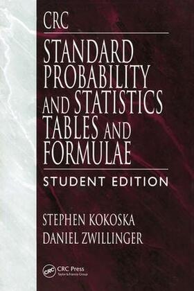 Kokoska |  CRC Standard Probability and Statistics Tables and Formulae, Student Edition | Buch |  Sack Fachmedien