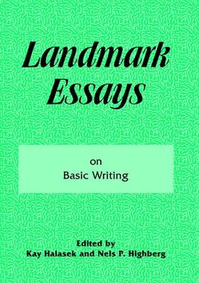 Halasek |  Landmark Essays on Basic Writing | Buch |  Sack Fachmedien