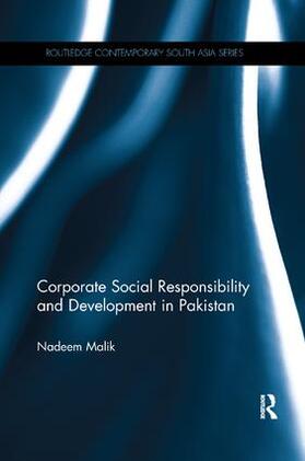 Malik |  Corporate Social Responsibility and Development in Pakistan | Buch |  Sack Fachmedien