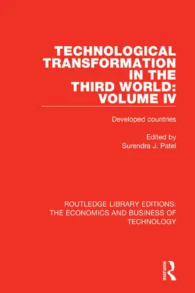 Patel |  Technological Transformation in the Third World | Buch |  Sack Fachmedien