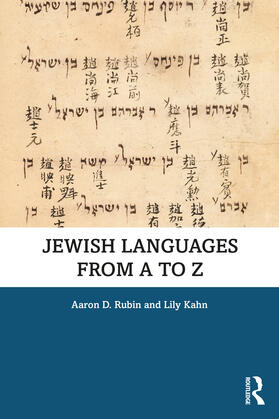 Rubin / Kahn |  Jewish Languages from A to Z | Buch |  Sack Fachmedien