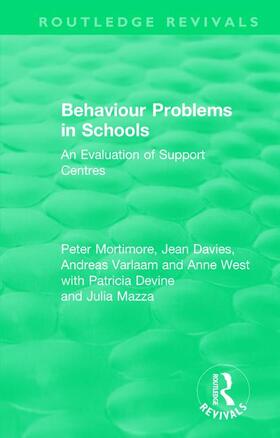 Mortimore / Davies / Varlaam |  Behaviour Problems in Schools | Buch |  Sack Fachmedien