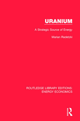 Radetzki |  Uranium | Buch |  Sack Fachmedien