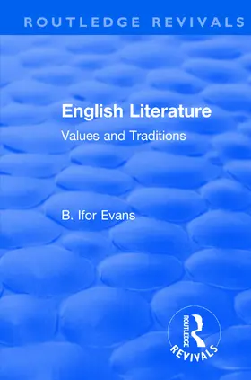 Evans |  : English Literature (1962) | Buch |  Sack Fachmedien