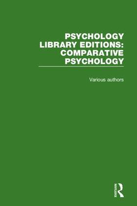 Various |  Psychology Library Editions: Comparative Psychology | Buch |  Sack Fachmedien