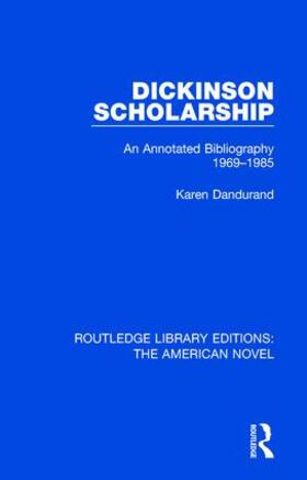 Dandurand |  Dickinson Scholarship | Buch |  Sack Fachmedien