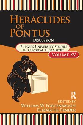 Pender / Fortenbaugh |  Heraclides of Pontus | Buch |  Sack Fachmedien